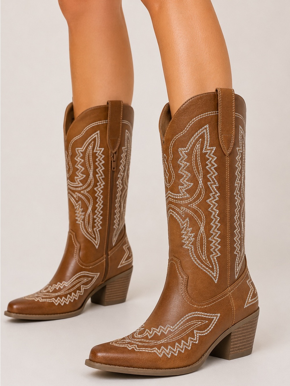 Women's Boutique Brown Western Cowboy Boots
